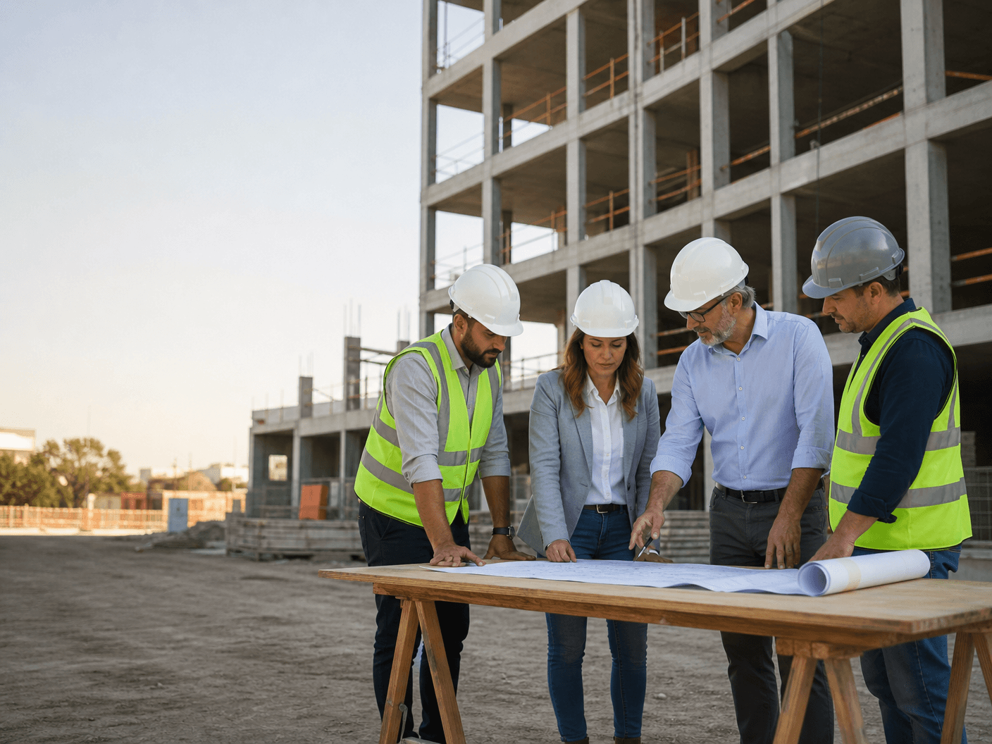 Equipe técnica da Construtora DJB